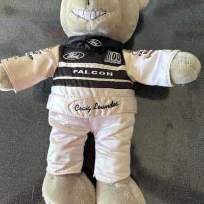 This is a V8 Supercars Craig Lowndes teddy bear(B3)
