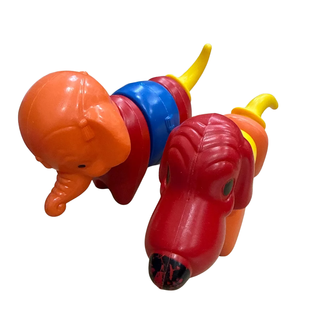 Vintage Tupperware Tupper Toys Zoo It Yourself Dog/ Elephant Toy Puzzle ...