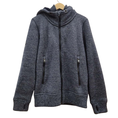 Superdry Mens Size M Winter Jacket Grey 