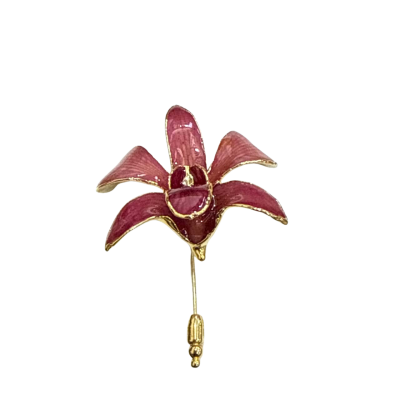 Floral Pink Brooch 