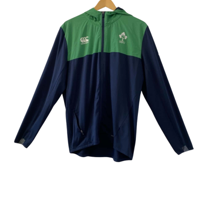 Ireland Rugby Team IRFU Canterbury Vodafone Men's Hoodie Jacket Size L 