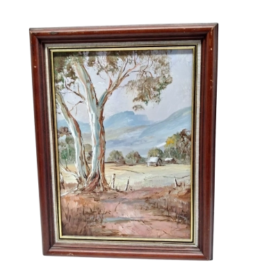 1970s AUSTRALIAN COUNTRY LANDSCAPE SCENE