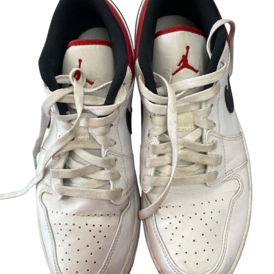 Nike Air Jordan 1 Low GS White Gym    Size 9 Sneakers 