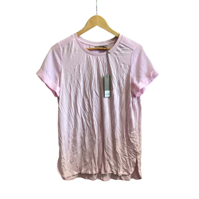 Susan Womens  Size S Short Sleeve Top Pink  