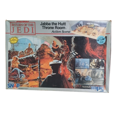 Vintage Star Wars Jabba The Hutt Throne Room Model Kit