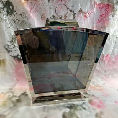 Partylite Silver Carriage Lantern New in Box 
