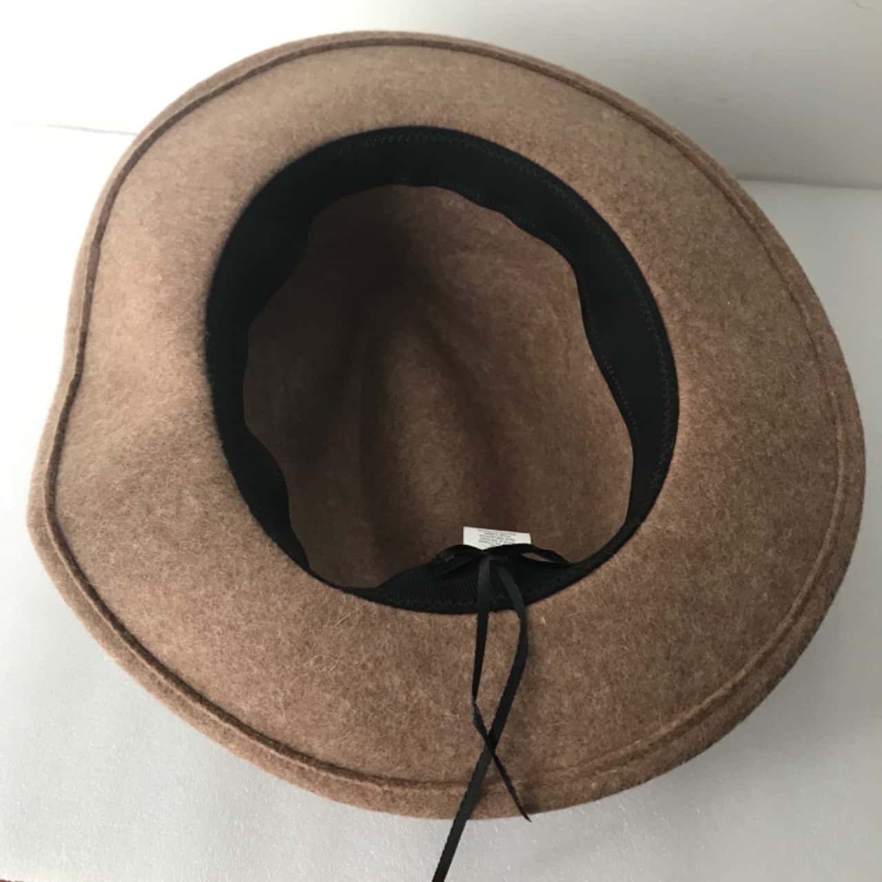 NWOT Sportsgirl Womens Panama Hat Brown Pure Wool (s)