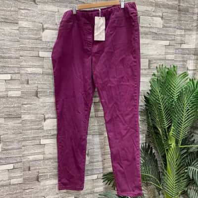 Blue Illusion Womens  Size 24 Straight Leg Jeans Purple 