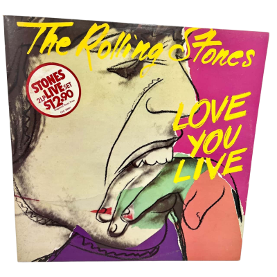 The Rolling Stones “Love you Live” Double Vinyl LP Record 