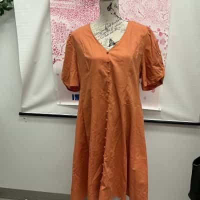 Sass Womens  Size 16 Mini Dress Orange / Other 