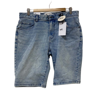 Yd. Mens  Size 34 Denim Shorts Blue BNWT