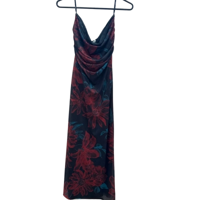 Ghanda Womens  Size L Red Paige Floral Dress