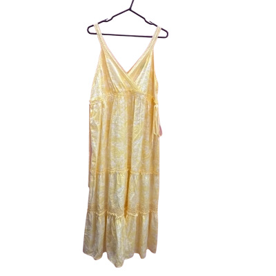 Sussan Womens  Size 16 Maxi Dress Yellow 