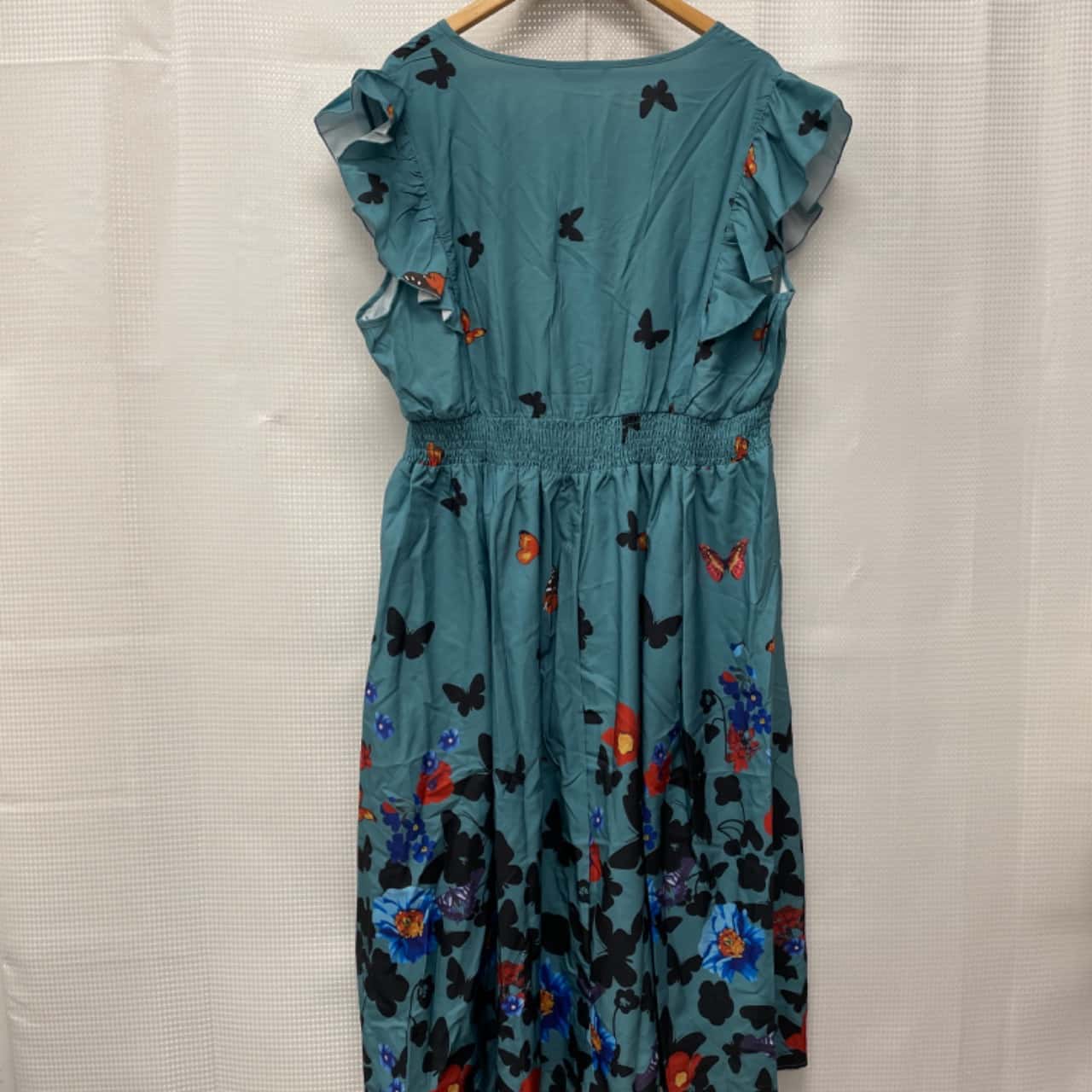 chinese dress ladies Floral Print Halter Neckline Waist-Tie Maxi Dress – BloomChic main image 1