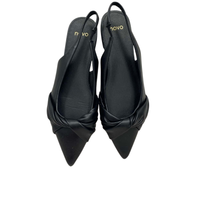 Womens Novo Carenna Black Ballet Flats Size 8 