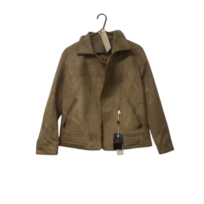  Mens BV Clothing Size M Light Brown Suede Jacket 