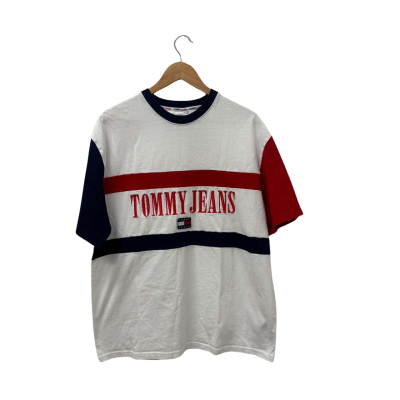 Tommy Jeans Mens  Size M Short Sleeve T-shirt Multicoloured 