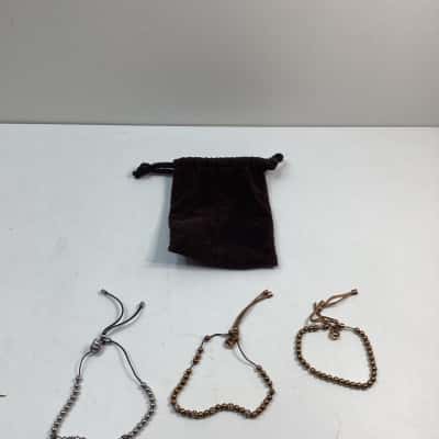 Michael Kors Womens Bracelets Black  / Brown / Silver 