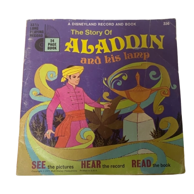 The Story of Aladdin and His Lamp Record and Book