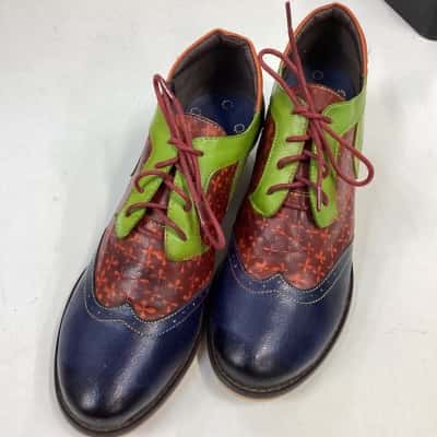 Socofy Unisex  Size 42 Loafers Multicoloured 