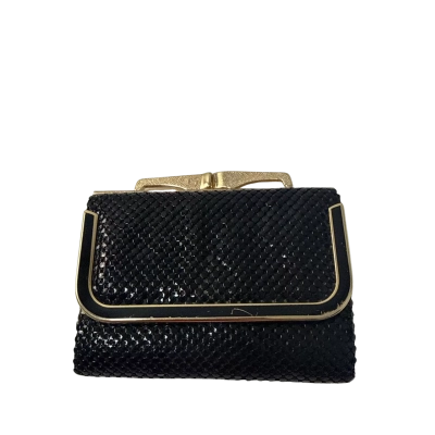 Glomesh small black purse 