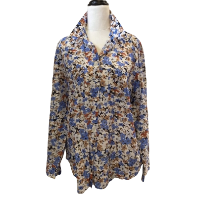 Sportscraft Womens  Size 14 Long Sleeve Shirt Floral 