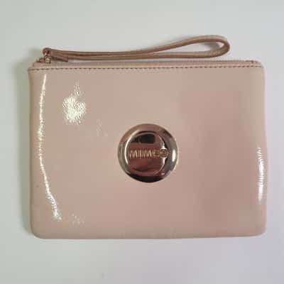 Mimco Women's Leather Pouch/Wristlet Blush  