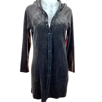 VSSP - Timbuctoo Hoodie Front Button Dress - Charcoal (Size 10)