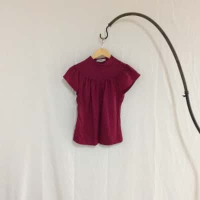 Katherine  Women's  Size 8 Short Sleeve Top Red 