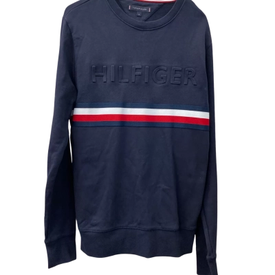 Tommy Hilfiger Mens  Size M Crew Neck Jumper Navy Blue 