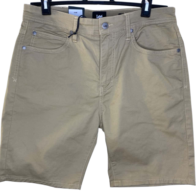 Lee Mens Shorts  Size 32 Brown 