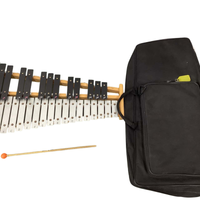 Vintage Hine Ruchman 25 Note Chromatic Glockenspiel – Wooden Box Xylophone