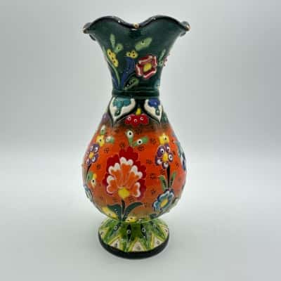 Beautiful Hand Painted Vase Made In Turkey