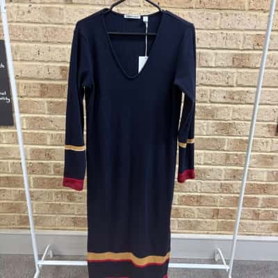 Country Road Womens scoop neck rib dress Size XL 