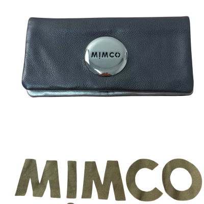 Mimco Womens Purse Grey / Silver 