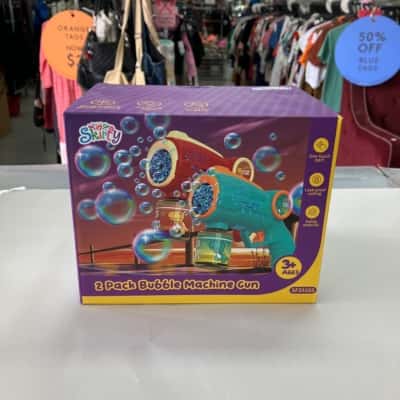 Skirty 2 Pack Bubble Machine Gun NEW
