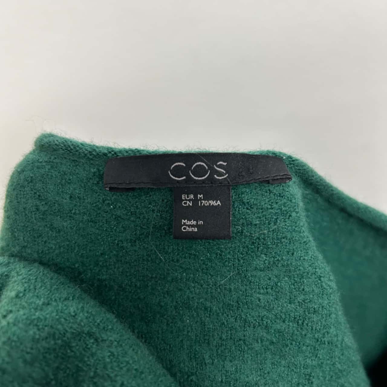 cos green wool dress Green Collared Mini Dress - All Dresses main image 1