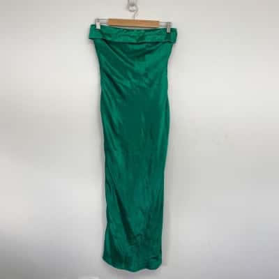 RUNAWAY Emerald Leila Slip Dress  Size S 