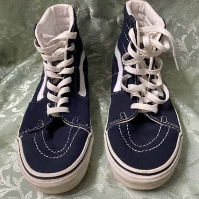 Vans Unisex  Size 7 Sk8-Hi Sneakers Navy Blue 