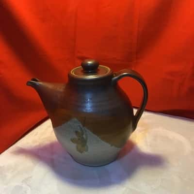 Vintage Studio Pottery Stoneware Coffee Pot