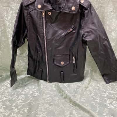  Kids Black  cross jacket