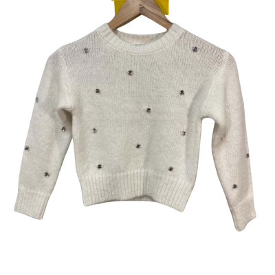 BNWT Decjuba Kids Size XS Cream Knit Jumper