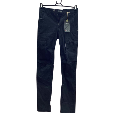 KingGee Mens Size 67R Black Narow Tradie Pants