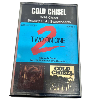 Vintage Cold Chisel Two on One - Breakfast at Sweethearts Cassette 