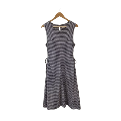 Gorman Womens  Size 10 Sleeveless Dress  Black  / Gingham 