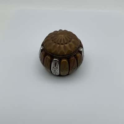  Vintage Tricolour Mixed Metal Trinket Box