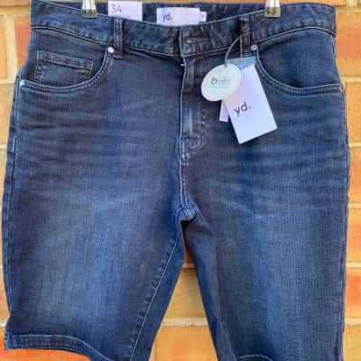 Yd. Mens Denim Shorts Size 34 