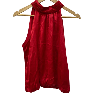 Stella Womens  Size 12 Sleeveless Top Red 