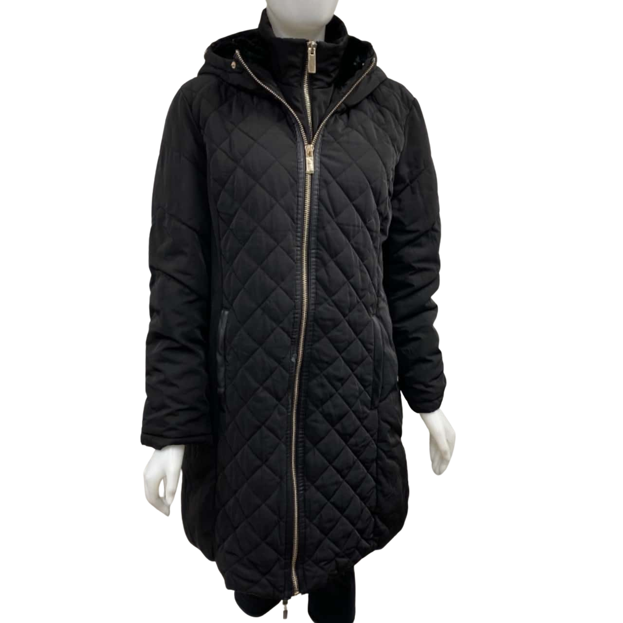 Forever New Womens Size 16 Winter Long Coat Black (s)