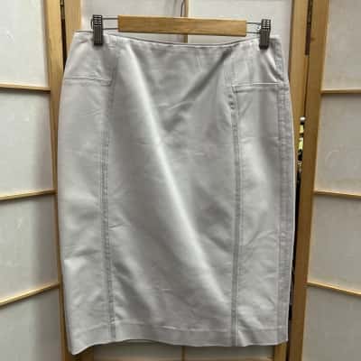 New With Tags BASQUE Light Grey Size 10 Skirt 